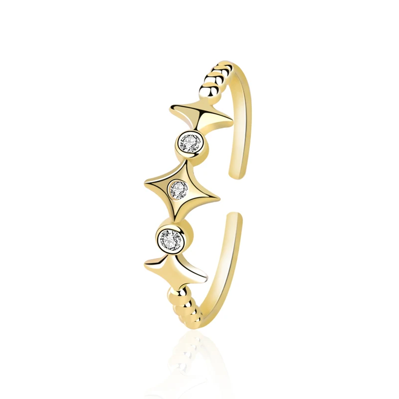 S925 Sterling Silver Star Ring Women Fashion Personality Exquisite Design Index Finger Ring Anniversary Gift 
S925 Sterling Silver Star Ring Women Fashion Personality Exquisite Design Index Finger Ring Anniversary Gift