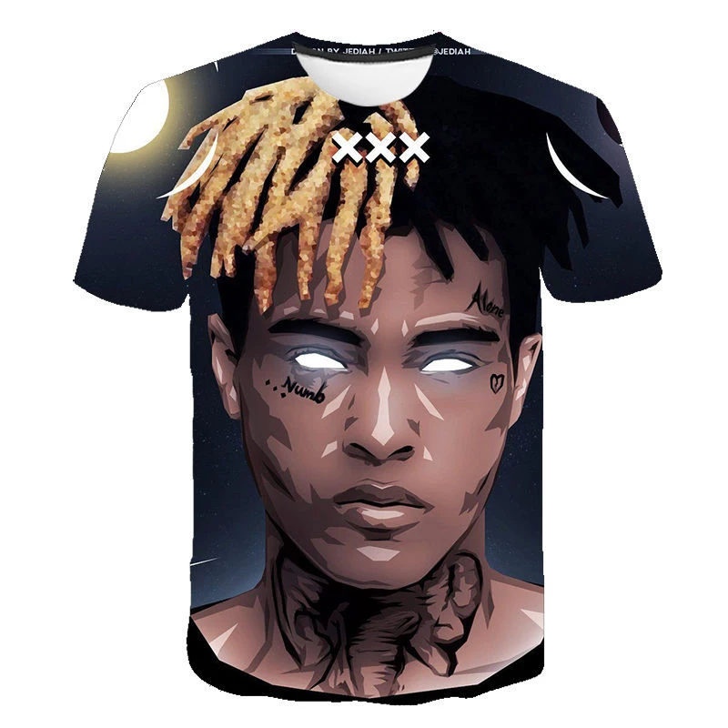Xxxtentacion футболки с принтом Homme Футболка мужская джокер футболка Poleras Camisetas Moda Hombre