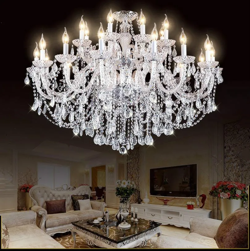 Luxury New K9 Modern Chandelier Lustre Crystal Chandeliers 3/6/8/10/15/18 Arm Lustres De Cristal Chandelier AC110V/220V lighting 
Luxury New K9 Modern Chandelier Lustre Crystal Chandeliers 3/6/8/10/15/18 Arm Lustres De Cristal Chandelier AC110V/220V lighting