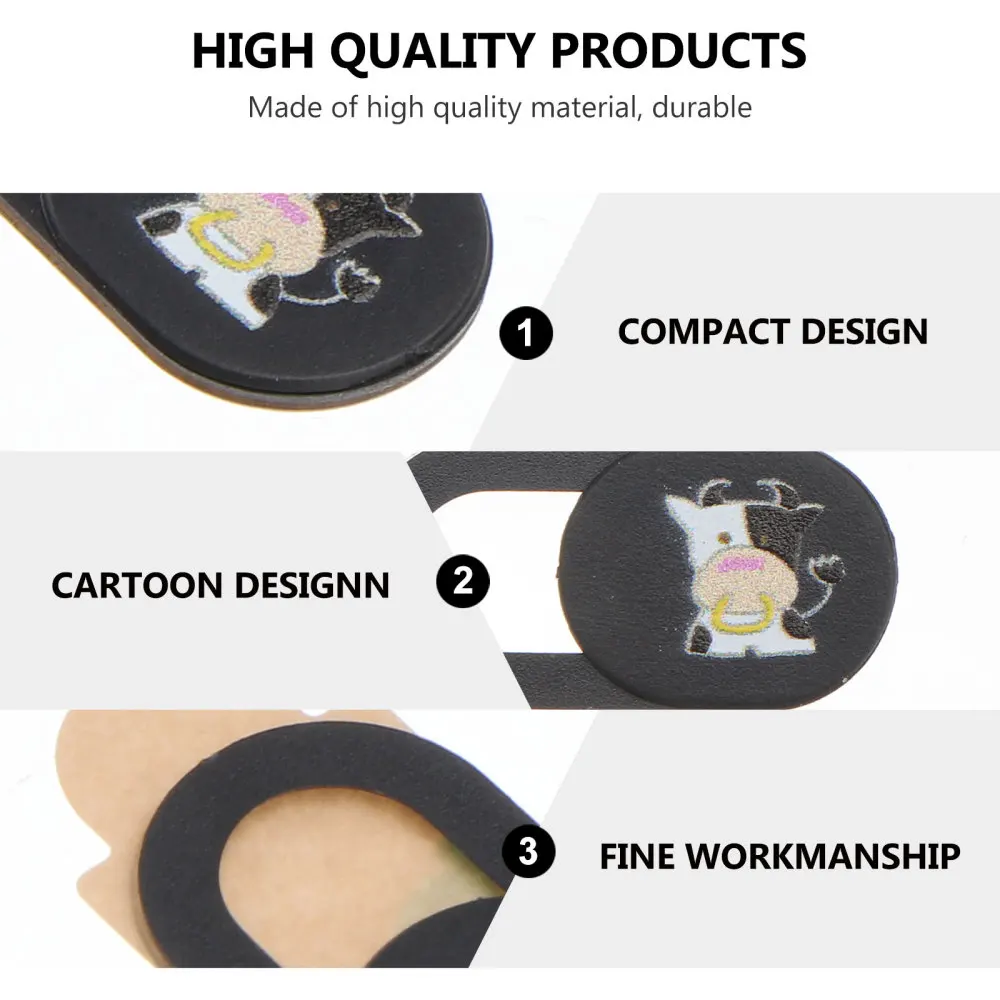 6Pcs Practical Notebook Webcam Cover Creative Ultra-Thin Camera Cover Black
6Pcs Practical Notebook Webcam Cover Creative Ultra-Thin Camera Cover Black