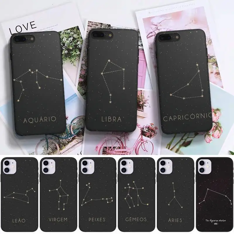 12 Constellations Zodiac Signs Phone Case for Iphone 6 6s 7 8 Plus Xr X Xs 11 12 13 Mini Pro Max Silicone Cover Fundas Shell
12 Constellations Zodiac Signs Phone Case for Iphone 6 6s 7 8 Plus Xr X Xs 11 12 13 Mini Pro Max Silicone Cover Fundas Shell