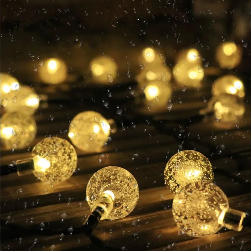 Solar LED Light 5M 7M 9.5M 11M 12M 22M Bubble String Fairy Light for Christmas Wedding Party Outdoor Garden Decoration 8 Modes
Solar LED Light 5M 7M 9.5M 11M 12M 22M Bubble String Fairy Light for Christmas Wedding Party Outdoor Garden Decoration 8 Modes