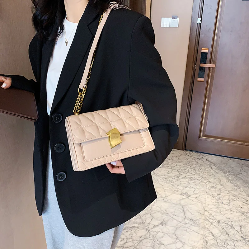 OLSITTI New Solid Color Chain Luxury Designer Shoulder Bags for Women 2020 Fashion Trend Ladies Flap Messenger Bag Sac Epaule
OLSITTI New Solid Color Chain Luxury Designer Shoulder Bags for Women 2020 Fashion Trend Ladies Flap Messenger Bag Sac Epaule