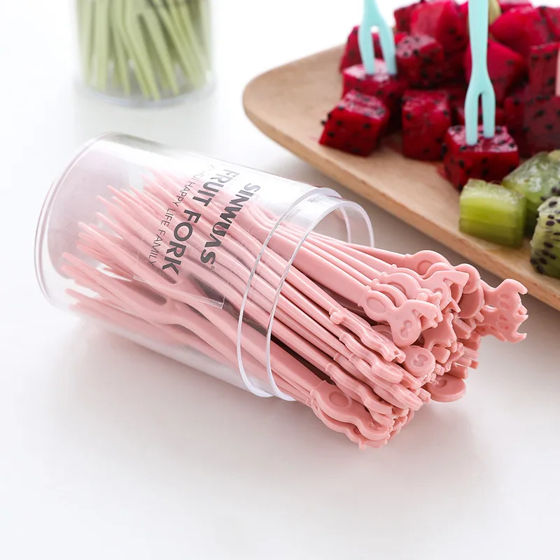 50 Piece Cake Plastic Fork Household Tableware Fruit Dessert Lovely Creative Salad Fork Wedding Kitchen Supplies
50 Piece Cake Plastic Fork Household Tableware Fruit Dessert Lovely Creative Salad Fork Wedding Kitchen Supplies