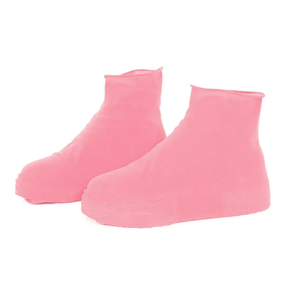 2Pcs Reusable Latex Waterproof Rain Shoes Cover Non-Slip Silicone Overshoes Boot Covers Unisex Elastic Cycling Shoes Accessories
2Pcs Reusable Latex Waterproof Rain Shoes Cover Non-Slip Silicone Overshoes Boot Covers Unisex Elastic Cycling Shoes Accessories