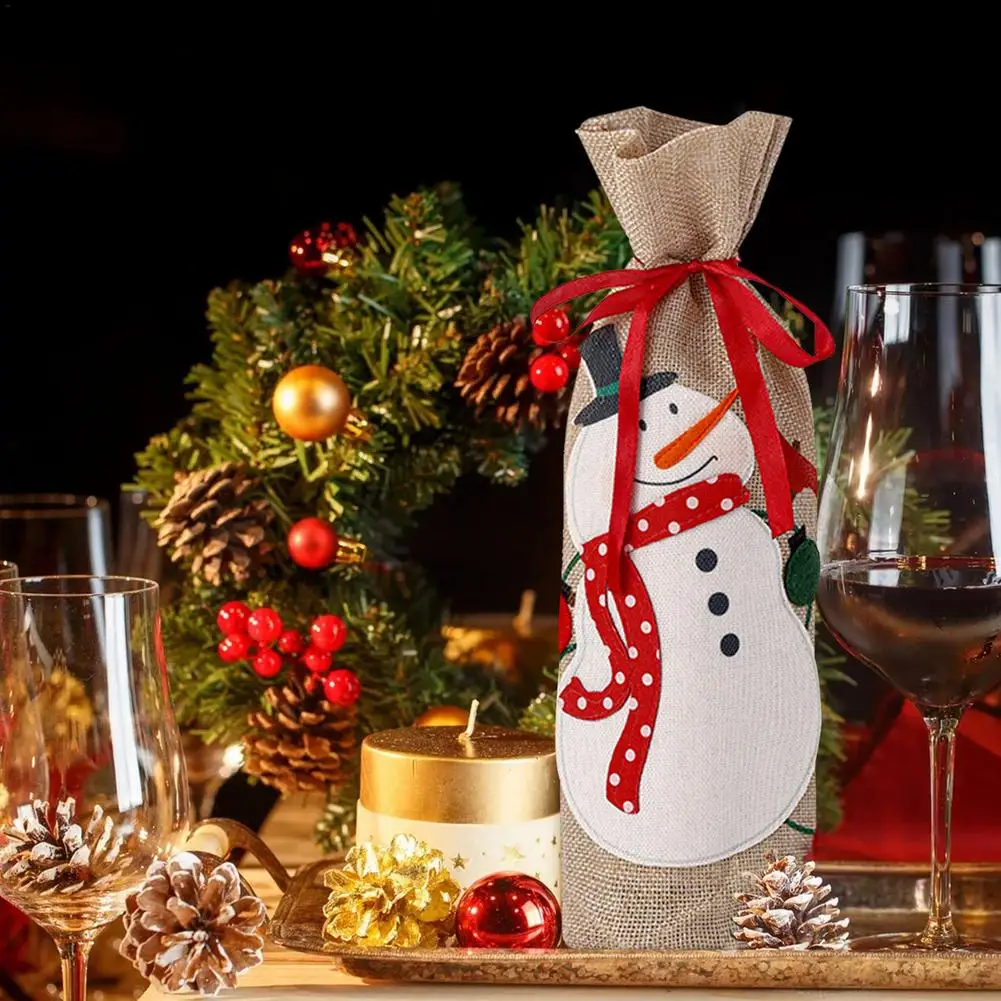 Christmas Wine Bottle Cover Classic Santa Snowman Wine Bottle Bag For Home Natal Christmas Ornaments Xmas Gifts Table Decor
Christmas Wine Bottle Cover Classic Santa Snowman Wine Bottle Bag For Home Natal Christmas Ornaments Xmas Gifts Table Decor