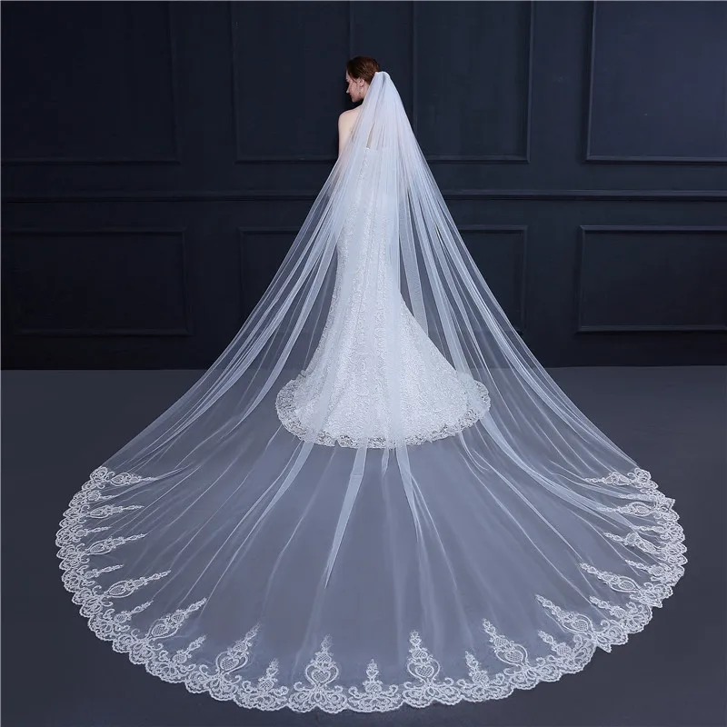 Wedding Veil 2021 New Gryffon Wedding Cathedral Veil Bridal Veils Lace Edge One-layer Appliqued Wedding Accessories
Wedding Veil 2021 New Gryffon Wedding Cathedral Veil Bridal Veils Lace Edge One-layer Appliqued Wedding Accessories