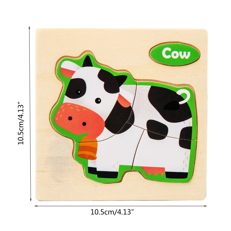 NEW Baby Toys Wooden 3d Puzzle Set Cartoon Animal Educational Brain Teaser Children Jigsaw
NEW Baby Toys Wooden 3d Puzzle Set Cartoon Animal Educational Brain Teaser Children Jigsaw