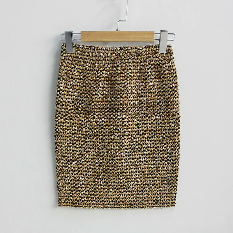 New Arrive Bling Sequin Skirts Women Elegant Fashion Spring Summer Office Korean Mini Skirt Elastic Black Gold Stripe Clothes
New Arrive Bling Sequin Skirts Women Elegant Fashion Spring Summer Office Korean Mini Skirt Elastic Black Gold Stripe Clothes