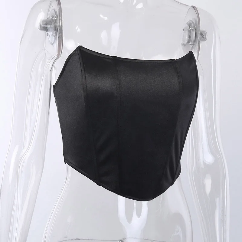 Sleeveless Off Shoulder Velvet Fashion Sexy Corset Crop Tops Vest Female Underwear Backless Bustier Top Solid
Sleeveless Off Shoulder Velvet Fashion Sexy Corset Crop Tops Vest Female Underwear Backless Bustier Top Solid