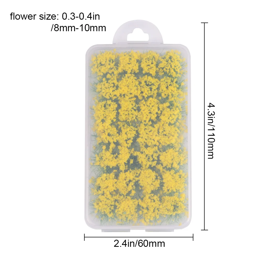 Mini Simulation Terrain Production Flower Cluster Wild Miniature Grass Micro Landscape Model Scene DIY Material 28PCS/Box New
Mini Simulation Terrain Production Flower Cluster Wild Miniature Grass Micro Landscape Model Scene DIY Material 28PCS/Box New