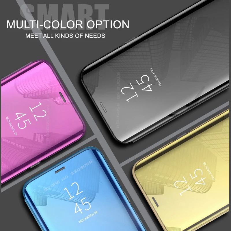 Умный зеркальный чехол с откидной крышкой на redmi note 9 xaiomi redmy note9 not9 not coque fundas readmi notes