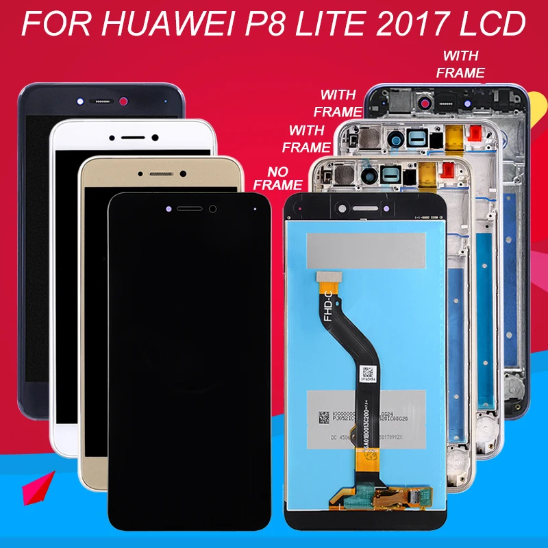 Dinamico P9 Lite 2017 Lcd для Huawei дисплей с сенсорным экраном дигитайзер сборка PRA LX1