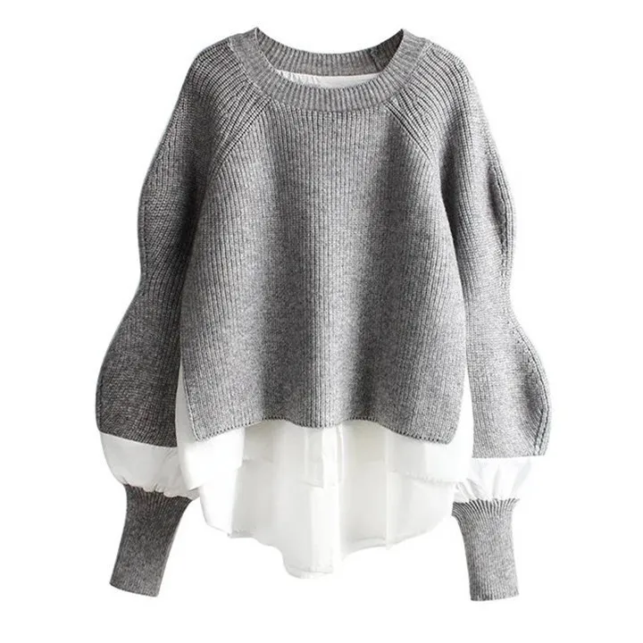 Women's spring and autumn knit sweater loose large size thickened lazy style sweater jacket
Women's spring and autumn knit sweater loose large size thickened lazy style sweater jacket