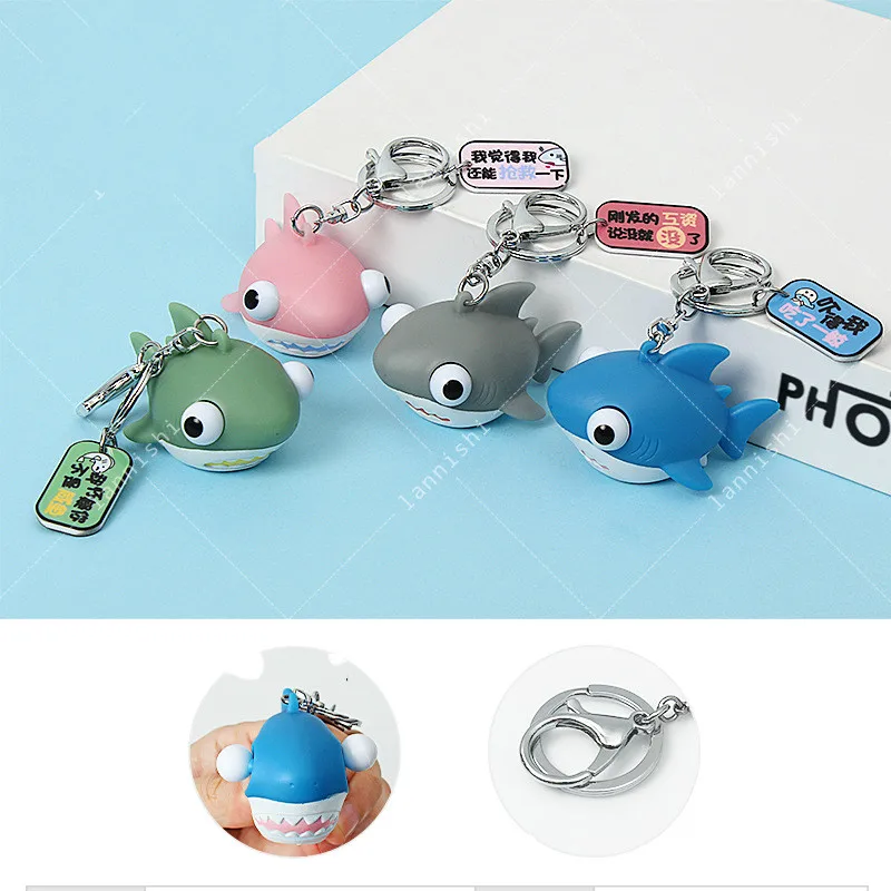 Super Cute Funny Spoof Tricky Product Big Shark Crowded Pressure Ball Keychain Key Ring Rescue Gift
Super Cute Funny Spoof Tricky Product Big Shark Crowded Pressure Ball Keychain Key Ring Rescue Gift