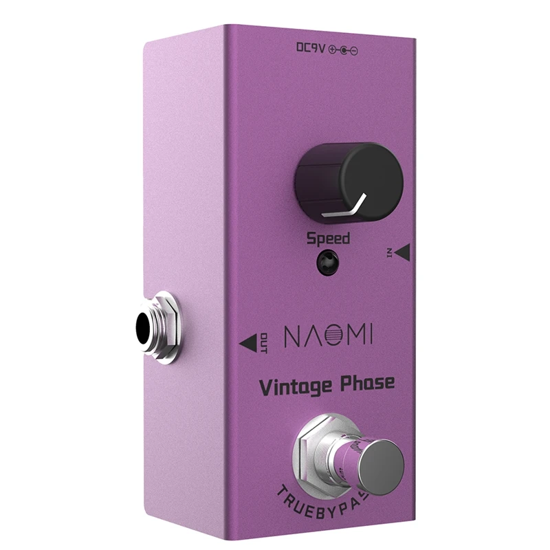 NAOMI Винтаж педаль для гитары для создания спецэффектов один мини Phaser DC 9V для Электрогитары, NEP-06
NAOMI Винтаж педаль для гитары для создания спецэффектов один мини Phaser DC 9V для Электрогитары, NEP-06