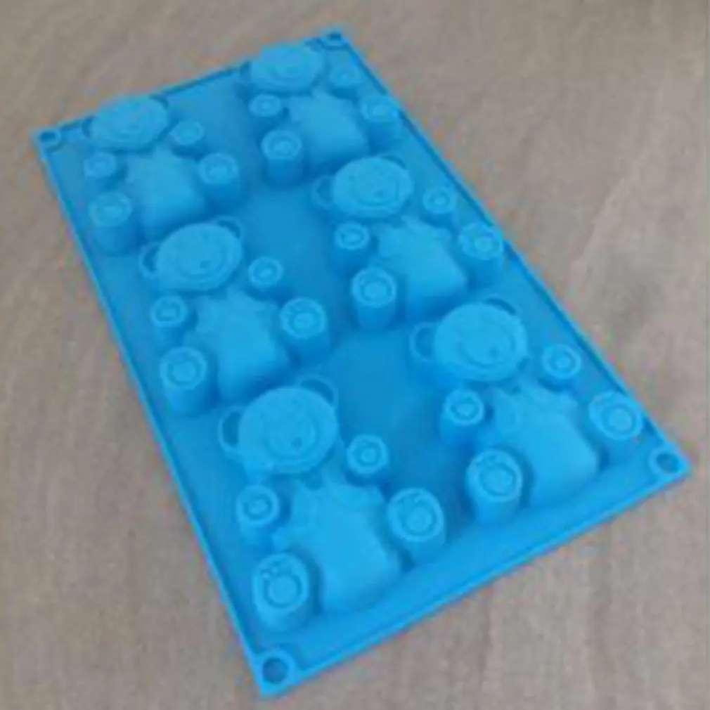 6 Grids Lovely 3D Bear Form Cake Mold Silicone Mold Baking Tools itchen Fondant Cutters Kitchen Fondant Chocolate
6 Grids Lovely 3D Bear Form Cake Mold Silicone Mold Baking Tools itchen Fondant Cutters Kitchen Fondant Chocolate