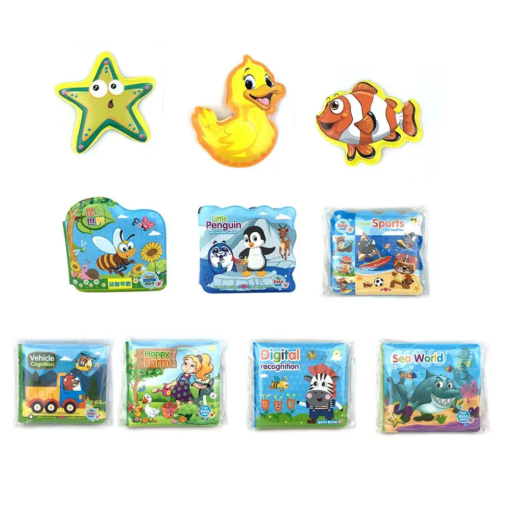 Floating Baby Bath Time Waterproof Bathtub Books Kids Portable Learning Bath Toys Educational Infant Water Toys For Toddlers
Floating Baby Bath Time Waterproof Bathtub Books Kids Portable Learning Bath Toys Educational Infant Water Toys For Toddlers