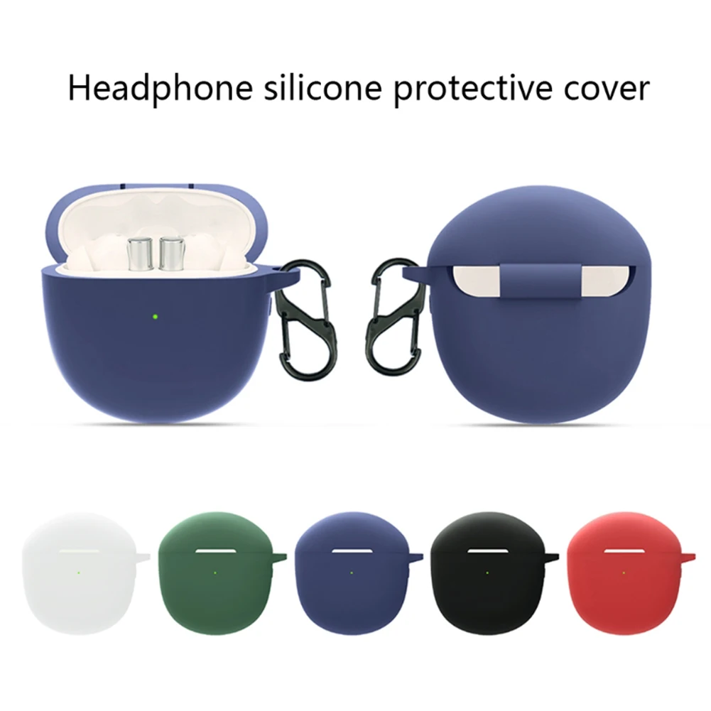 Case for Realme Buds Air 2 Shockproof Soft Silicone Protective Skin Cover with Carabiner Earbuds Case
Case for Realme Buds Air 2 Shockproof Soft Silicone Protective Skin Cover with Carabiner Earbuds Case