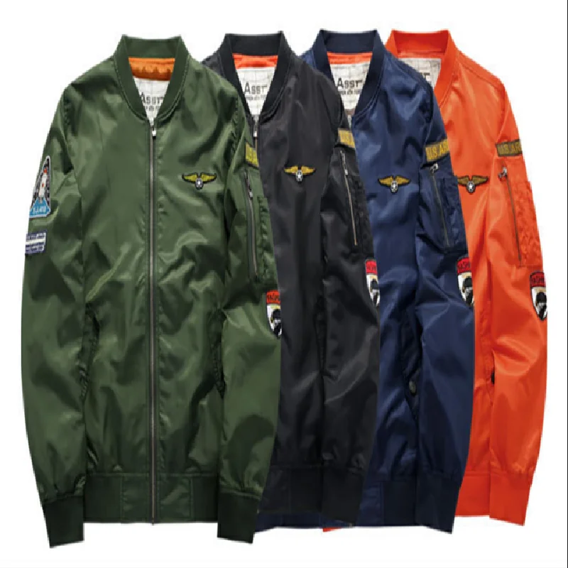 Trendy loose men's jacket baseball uniform, embroidered high-quality jacket everyday, zipper riding jacket
Trendy loose men's jacket baseball uniform, embroidered high-quality jacket everyday, zipper riding jacket
