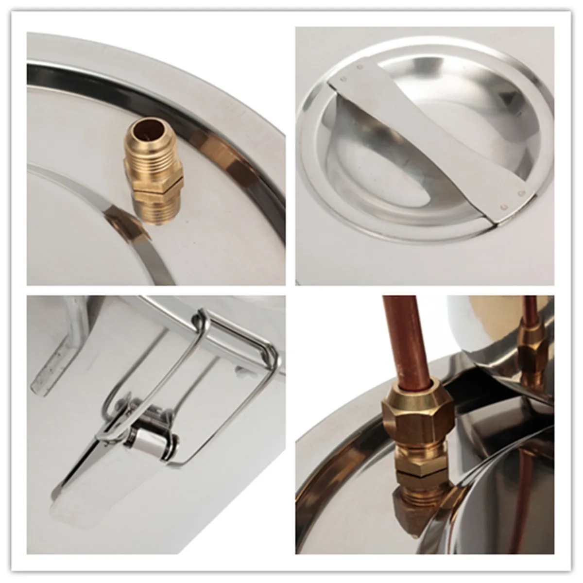 20L Distiller Moonshine Copper Stainless Steel Boiler Home Alcohol Water Essential Oil Brewing Kit
20L Distiller Moonshine Copper Stainless Steel Boiler Home Alcohol Water Essential Oil Brewing Kit