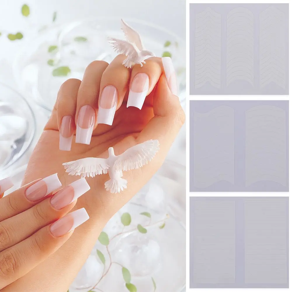 1 Sheet Self-adhesive DIY Nail Art Strip Form Fringe Tip French Nail Sticker Manicure Tools Guide
1 Sheet Self-adhesive DIY Nail Art Strip Form Fringe Tip French Nail Sticker Manicure Tools Guide