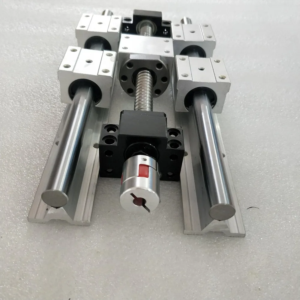 2sets16mm linear rail: SBR16 1100/1150mm with SBR16UU linear bearing+ball screw RM1605 SFU1605+BKBF12+couplings+Housings
2sets16mm linear rail: SBR16 1100/1150mm with SBR16UU linear bearing+ball screw RM1605 SFU1605+BKBF12+couplings+Housings