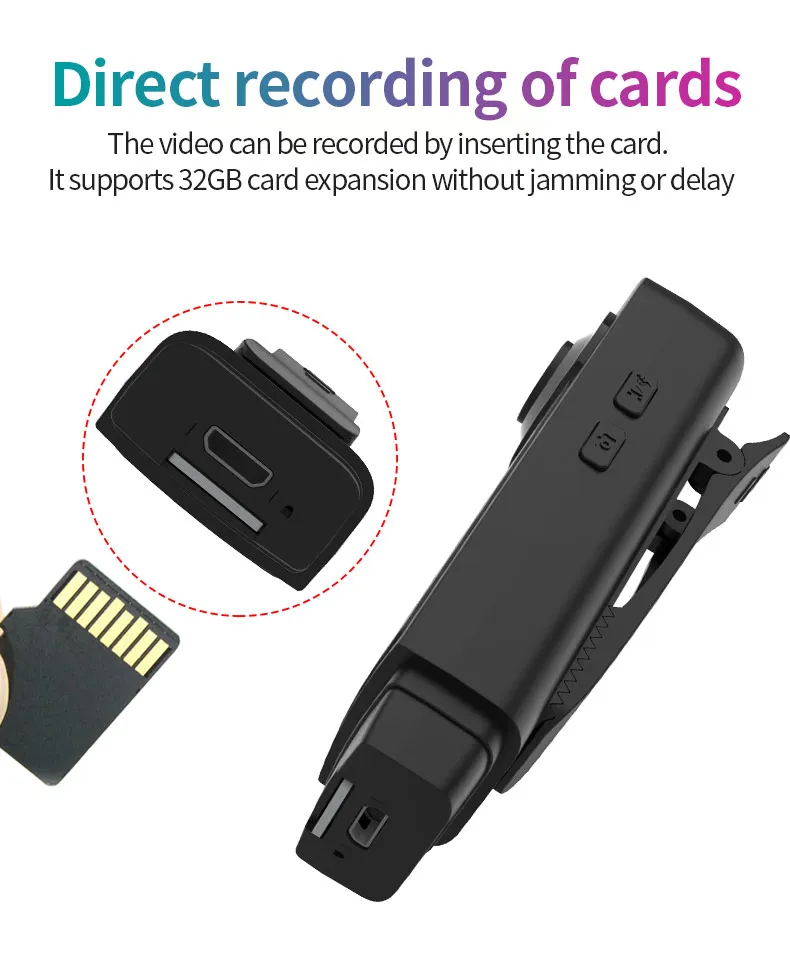Webcam 1080P Mini Camera Wearable Pocket body micro Video Recorder Night Vision Motion Detect Small Cam Home Outside Camcorder
Webcam 1080P Mini Camera Wearable Pocket body micro Video Recorder Night Vision Motion Detect Small Cam Home Outside Camcorder