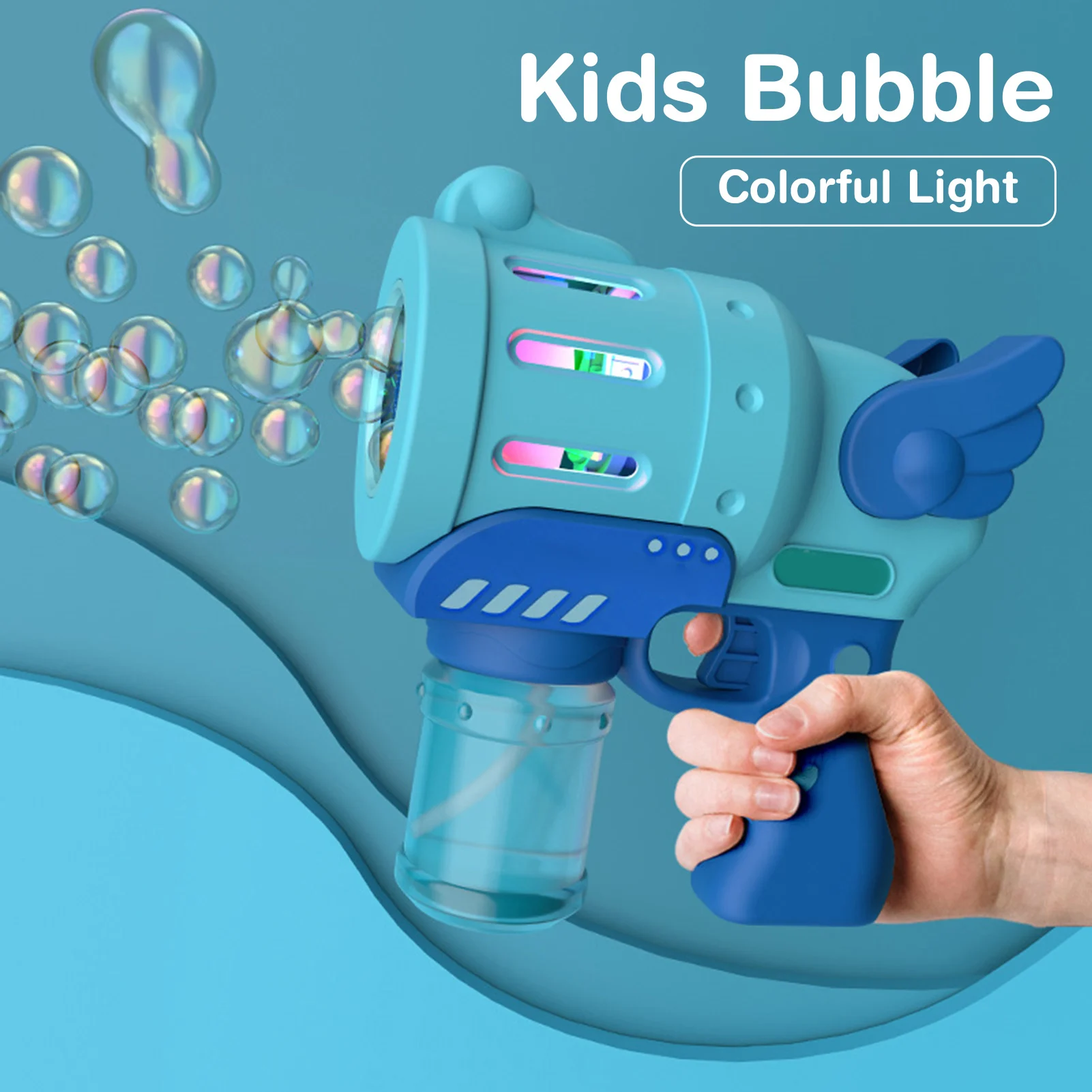 Kids Electric Bubble Machine Colorful Light Automatic Soap Water Bubble Gun Toy Summer Outdoor Toys Bubbler for Children Adults
Kids Electric Bubble Machine Colorful Light Automatic Soap Water Bubble Gun Toy Summer Outdoor Toys Bubbler for Children Adults