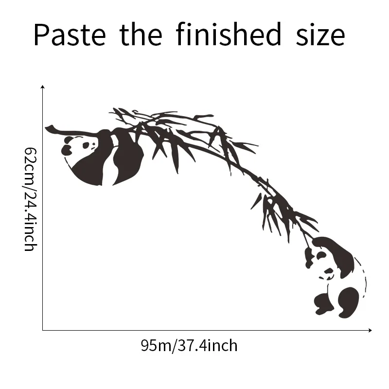 Wall Paper of New Style Naughty Panda Hanging Branch Bedroom Porch Commercial Beautification Decorative Wall Sticker
Wall Paper of New Style Naughty Panda Hanging Branch Bedroom Porch Commercial Beautification Decorative Wall Sticker