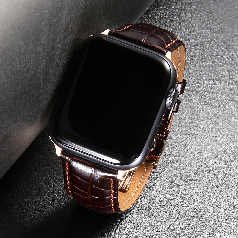 Leather band for Apple watch Strap 44mm 40mm 42mm 38mm wrist watchband bracelet applewatch band iwatch series 3 4 5 6 SE Strap
Leather band for Apple watch Strap 44mm 40mm 42mm 38mm wrist watchband bracelet applewatch band iwatch series 3 4 5 6 SE Strap