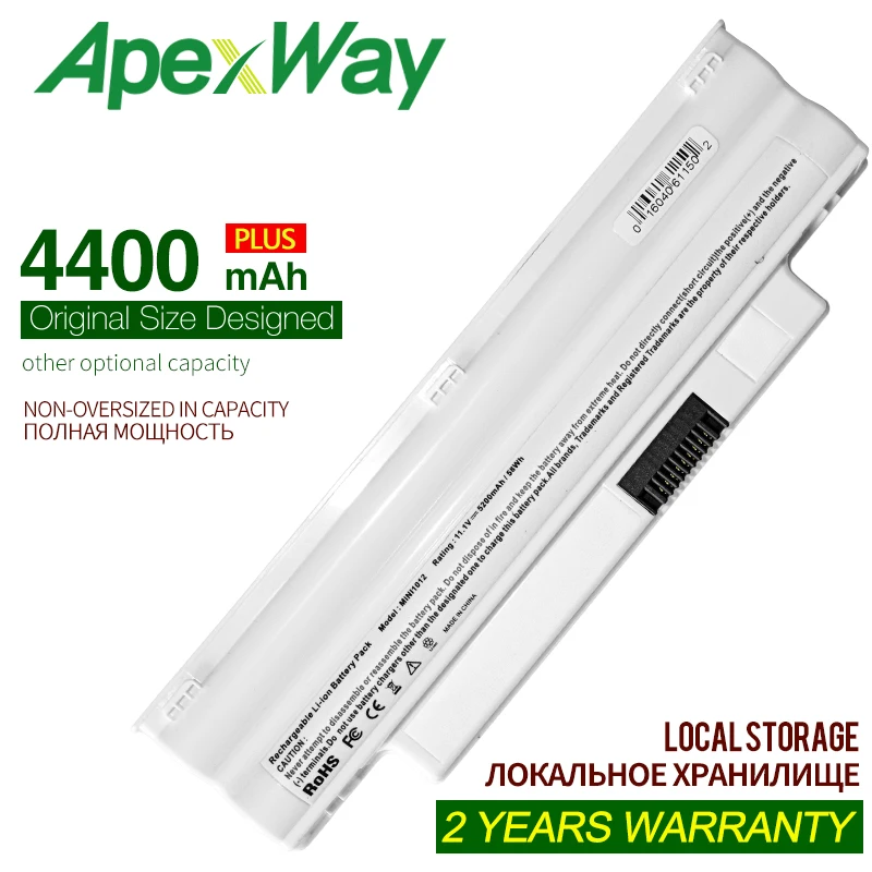 Аккумулятор ApexWay для ноутбука Dell Inspiron Mini 1012 Mini 1018 2T6K2 312-0966 312-0967 3K4T8 854TJ 8PY7N CMP3D G9PX2 NJ644 T96F2
Аккумулятор ApexWay для ноутбука Dell Inspiron Mini 1012 Mini 1018 2T6K2 312-0966 312-0967 3K4T8 854TJ 8PY7N CMP3D G9PX2 NJ644 T96F2