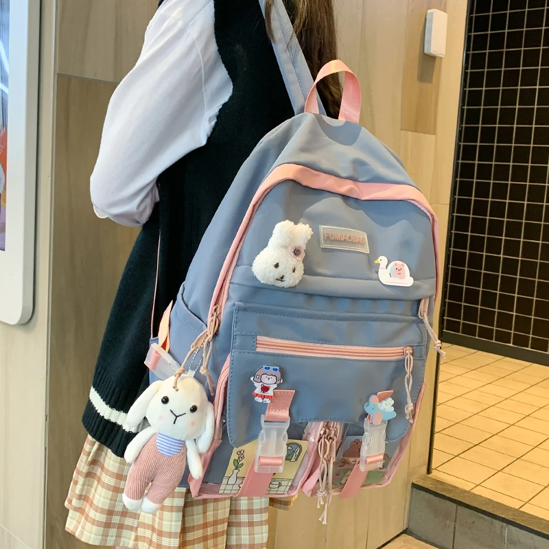 Kawaii Women Backpack Waterproof Pupil Children Cute Backpacks for Girls Large Capacity Shoulder School Bag panelled New BookBag
Kawaii Women Backpack Waterproof Pupil Children Cute Backpacks for Girls Large Capacity Shoulder School Bag panelled New BookBag