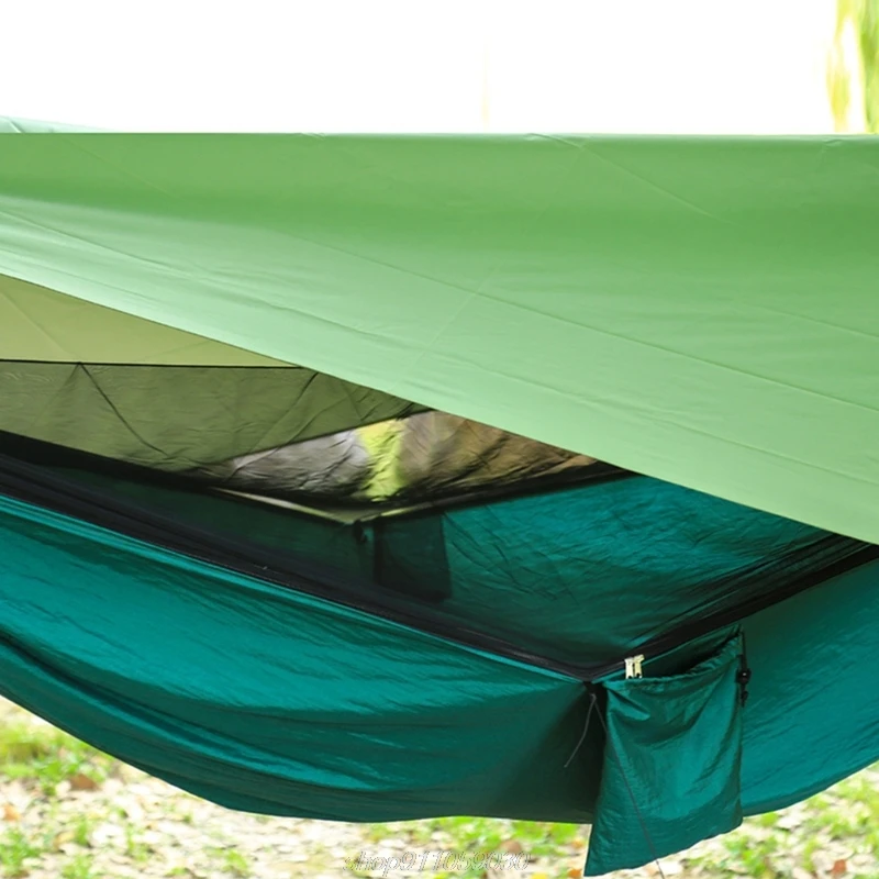 2 in 1 Lightweight Portable Outdoor Camping Hammock Mosquito Net Hammock Tent With Waterproof Canopy Awning M29 21 Dropship
2 in 1 Lightweight Portable Outdoor Camping Hammock Mosquito Net Hammock Tent With Waterproof Canopy Awning M29 21 Dropship