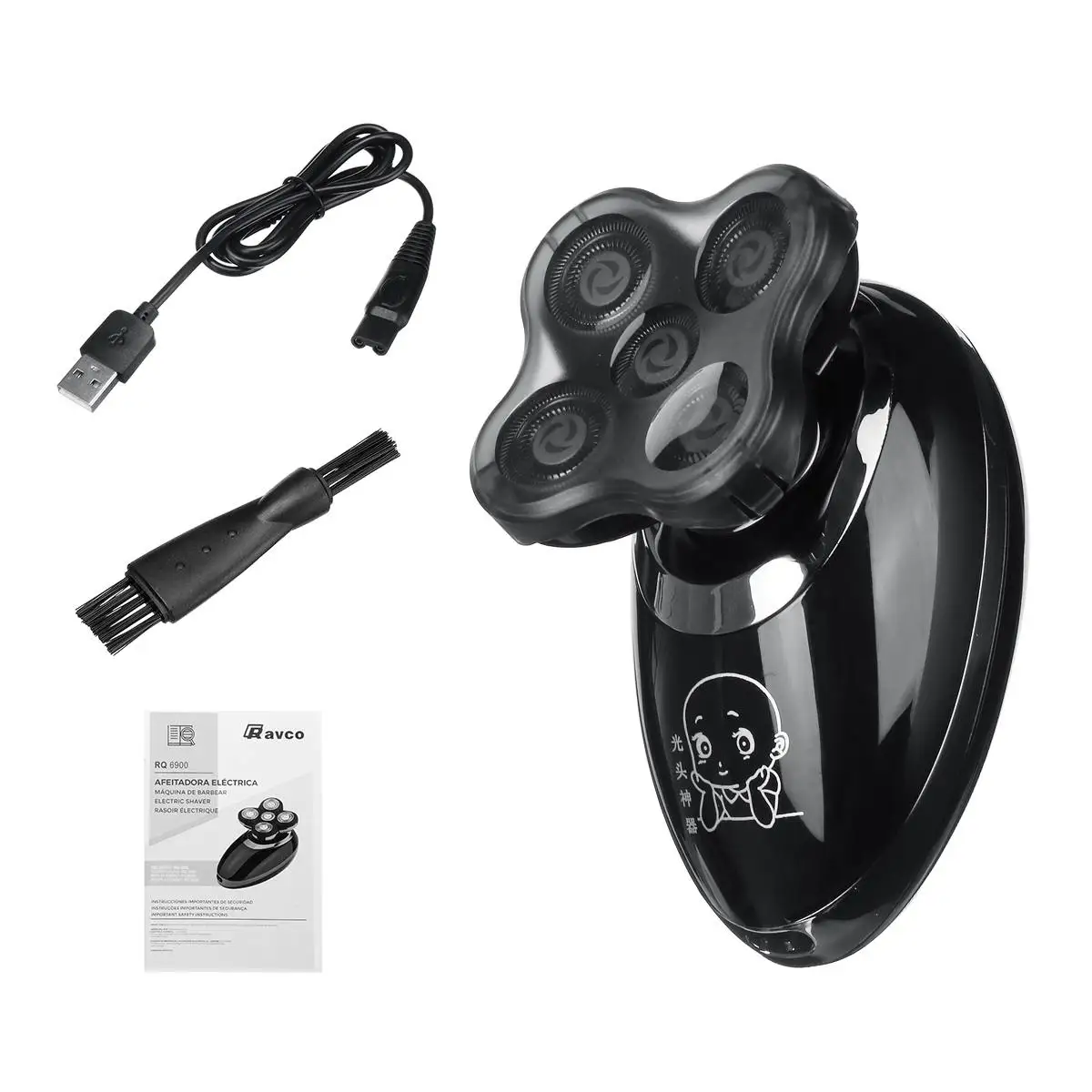 Professional USB Rechargeable Men Washable Five Floating Heads Electric Shavers Hair Clipper Nose Ear Hair Trimmer
Professional USB Rechargeable Men Washable Five Floating Heads Electric Shavers Hair Clipper Nose Ear Hair Trimmer
