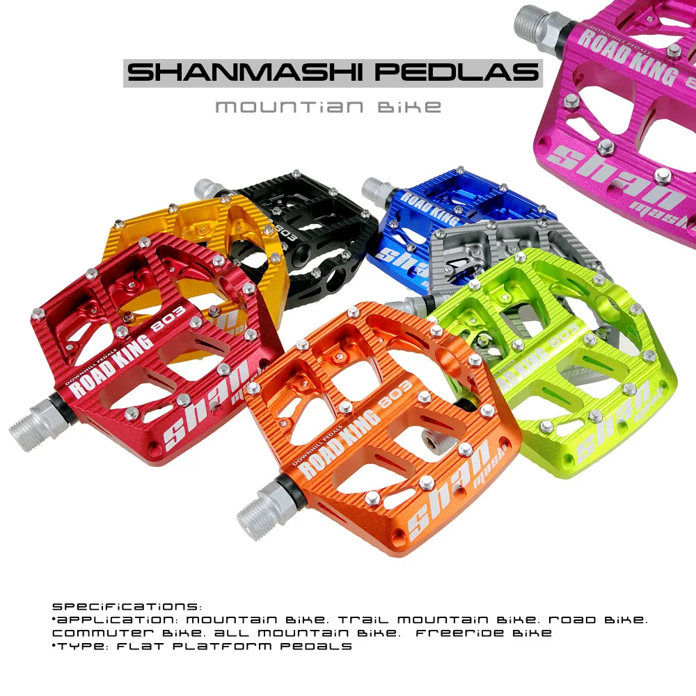 Mountain Bike Sealed Pedals Anodizing CNC Aluminum Body for MTB Road Bicycle 3 Bearing Non-Slip Flat Foot Pedal Part
Mountain Bike Sealed Pedals Anodizing CNC Aluminum Body for MTB Road Bicycle 3 Bearing Non-Slip Flat Foot Pedal Part