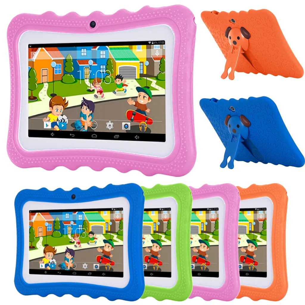 Kids Tablet PC 7 Inch Android 8.0 Quad Core 4GB ROM 1GB RAM WIFI Dual HD Camera Multifunctional Puzzle Entertainment Tablet
Kids Tablet PC 7 Inch Android 8.0 Quad Core 4GB ROM 1GB RAM WIFI Dual HD Camera Multifunctional Puzzle Entertainment Tablet