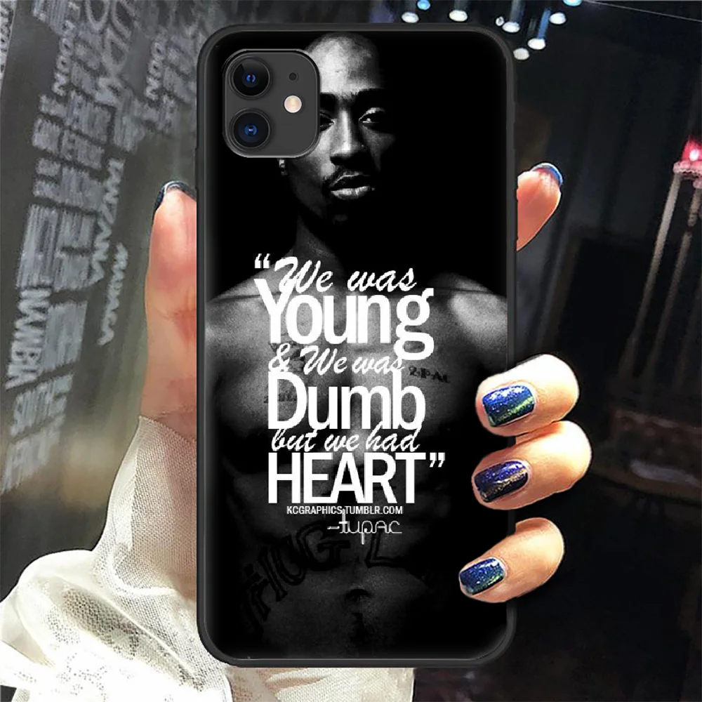 2Pac tupac rapper Phone Case Cover Hull For iphone 5 5s se 2 6 6s 7 8 12 mini plus X XS XR 11 PRO MAX black back silicone
2Pac tupac rapper Phone Case Cover Hull For iphone 5 5s se 2 6 6s 7 8 12 mini plus X XS XR 11 PRO MAX black back silicone