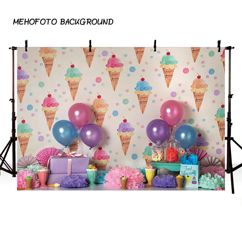 Vinyl Photography Background Cherry Ice Cream Gifts Candy Cake Balloon Newborn Birthday Party Custom Photo Backgrounds ZR-183
Vinyl Photography Background Cherry Ice Cream Gifts Candy Cake Balloon Newborn Birthday Party Custom Photo Backgrounds ZR-183