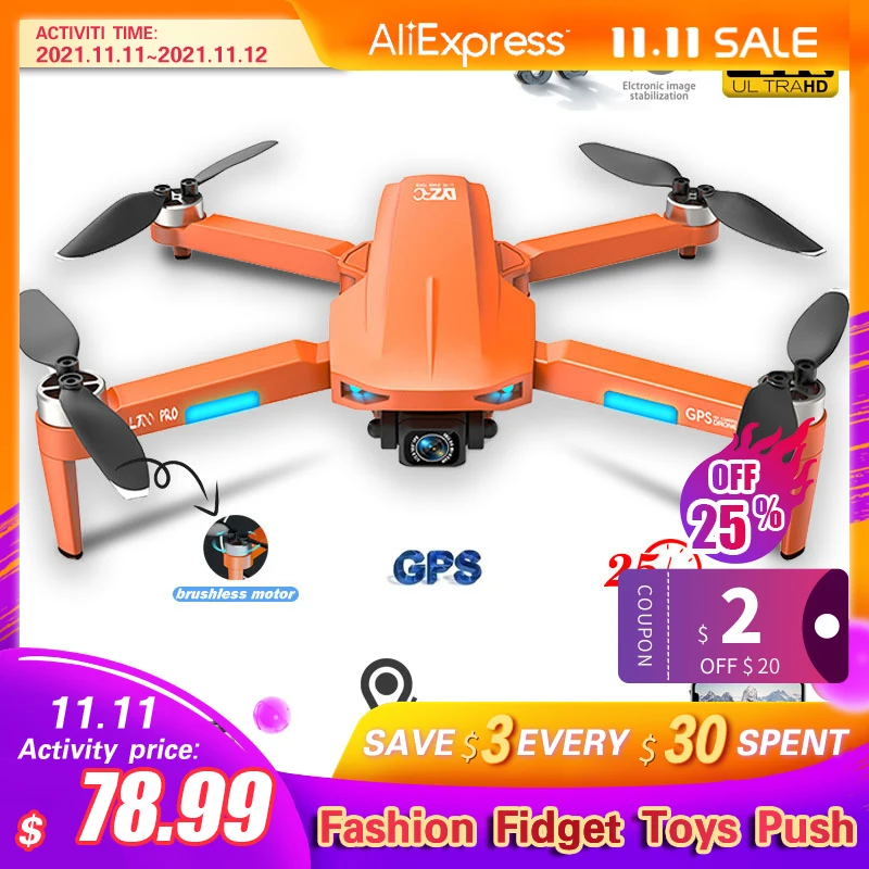 НОВЫЙ L700PRO GPS Drone 4K Dual HD Camera Профессиональная аэрофотосъемка Бесщеточный мотор Складной квадрокоптер RC Distance1200M
НОВЫЙ L700PRO GPS Drone 4K Dual HD Camera Профессиональная аэрофотосъемка Бесщеточный мотор Складной квадрокоптер RC Distance1200M
