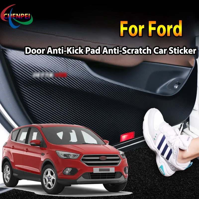 

For Ford kuga 2013-2021 Explorer 2016-2021 Ecosport 2013-2021 Car Door Anti Kick Pad Protection Stickers Car Accessories