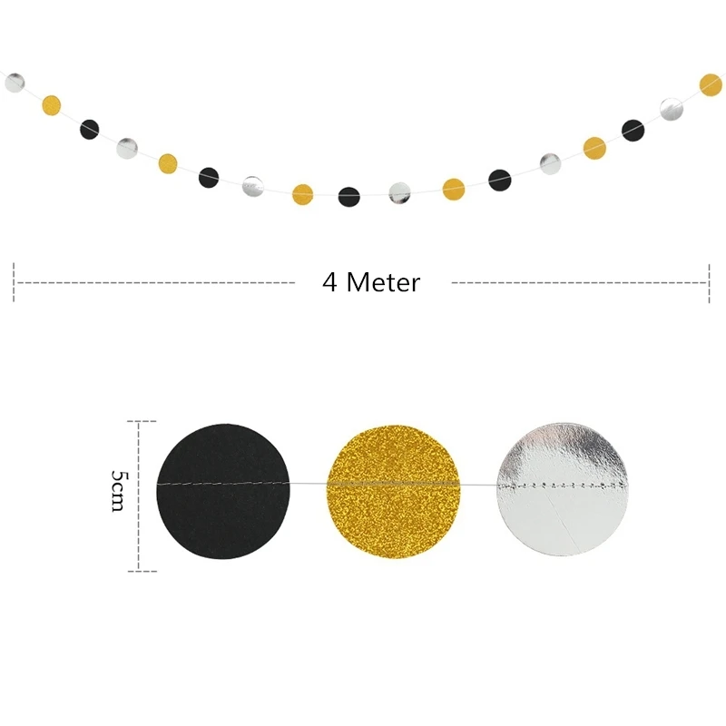 4M 57Dot Champagne Circle Garlands Rose Gold Paper Banner Birthday Party Decoration Supplies Wedding Hanging Garland Baby Shower
4M 57Dot Champagne Circle Garlands Rose Gold Paper Banner Birthday Party Decoration Supplies Wedding Hanging Garland Baby Shower