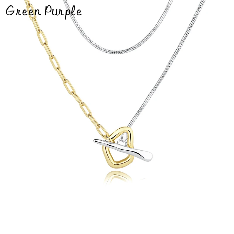 Real 925 Sterling Silver Necklace 81CM Double Layered Cclavicle Hyperbole Asymmetry Chain Minimalism For Women Fine Jewelry Gift
Real 925 Sterling Silver Necklace 81CM Double Layered Cclavicle Hyperbole Asymmetry Chain Minimalism For Women Fine Jewelry Gift