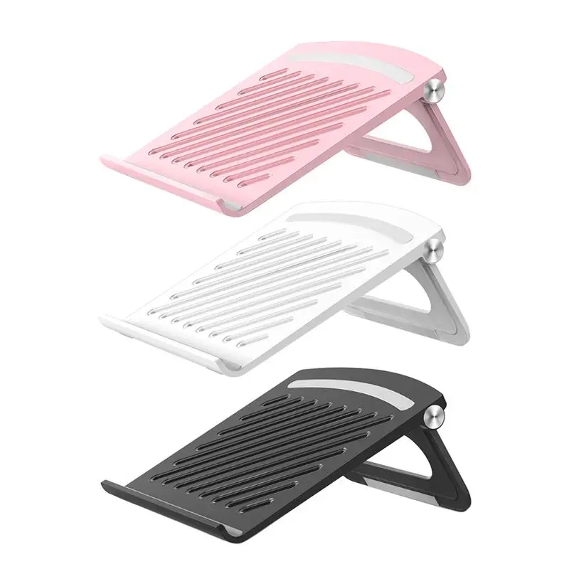 MacBook Air Pro Folding Portable Laptop Stand Notebook Desk Stand Cooling Pad Anti-Slip Stand with Triangle Structure 781A
MacBook Air Pro Folding Portable Laptop Stand Notebook Desk Stand Cooling Pad Anti-Slip Stand with Triangle Structure 781A