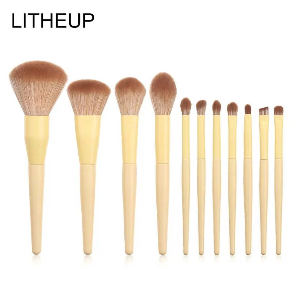 11pcs colourfu Makeup Brush Beauty Concealer Women Litheup Foundation Eyeliner Makeup Tools Wholesale With Free Logo Soft
11pcs colourfu Makeup Brush Beauty Concealer Women Litheup Foundation Eyeliner Makeup Tools Wholesale With Free Logo Soft
