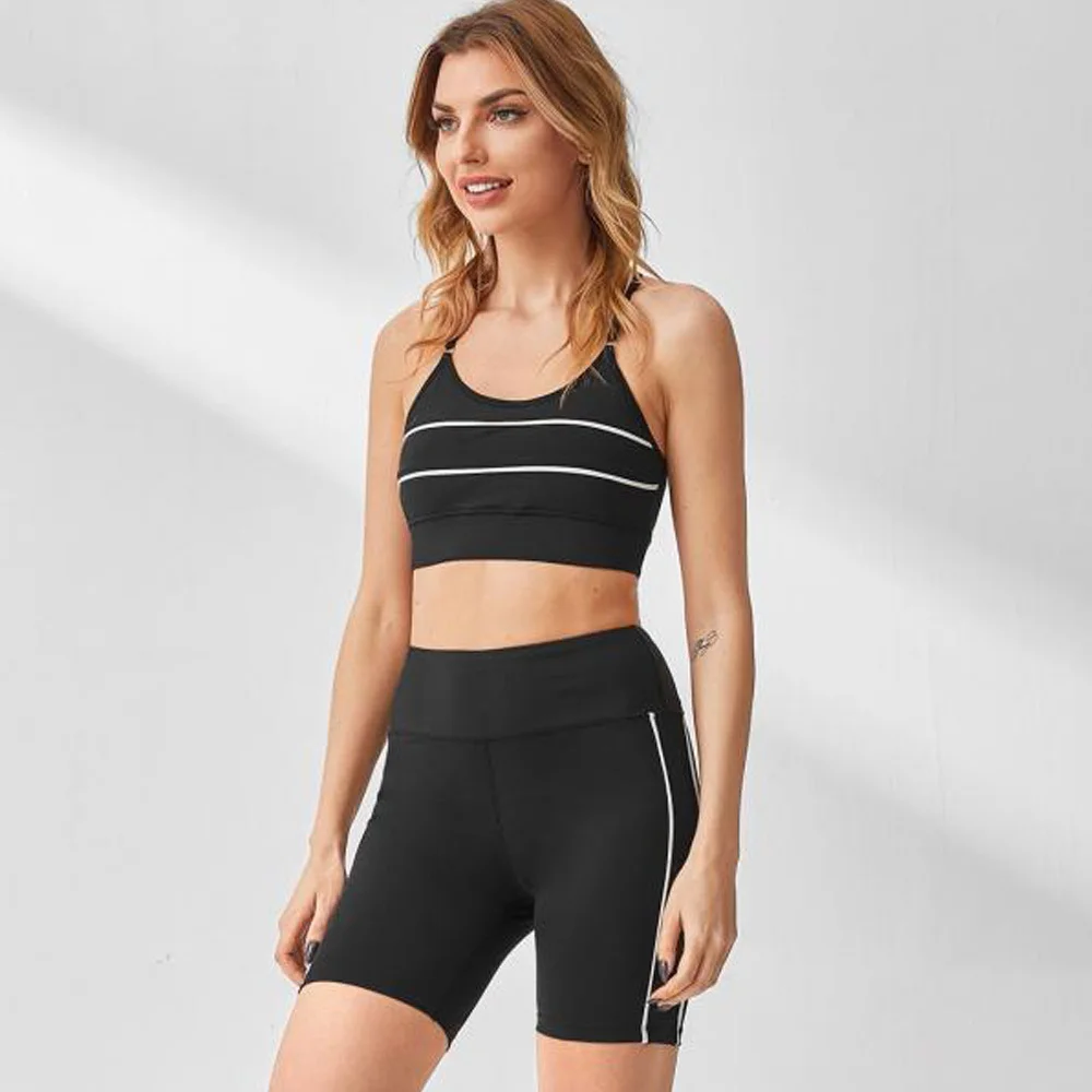 2 Piece Sports Set For Women Gym Yoga Set Workout Clothes For Women Gym Set Sport Outfit For Woman Sports Bra+Shorts Sportswear
2 Piece Sports Set For Women Gym Yoga Set Workout Clothes For Women Gym Set Sport Outfit For Woman Sports Bra+Shorts Sportswear