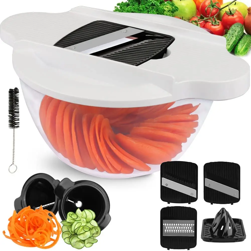 Magic Multifunctional Rotate Vegetable Cutter With Drain Basket Kitchen Veggie Fruit Shredder Grater Slicer Drop Shipping
Magic Multifunctional Rotate Vegetable Cutter With Drain Basket Kitchen Veggie Fruit Shredder Grater Slicer Drop Shipping