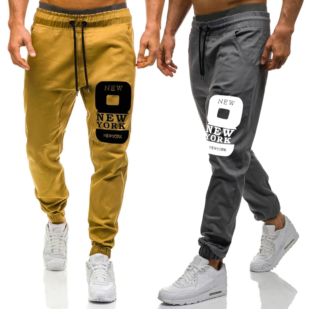 New High Quality European and American Figure 8 Printing Design Solid Color Elastic Waist Sports Baggy Sling Trousers Hot Sale
New High Quality European and American Figure 8 Printing Design Solid Color Elastic Waist Sports Baggy Sling Trousers Hot Sale