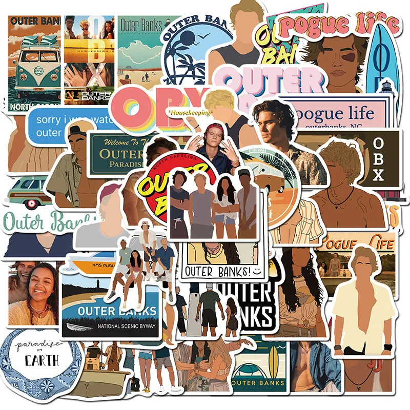 50APcs American Drama Outer Banks Stickers For Skateboard Suitcase Guitar Luggage Laptop Stickers Kid Classic Toy
50APcs American Drama Outer Banks Stickers For Skateboard Suitcase Guitar Luggage Laptop Stickers Kid Classic Toy
