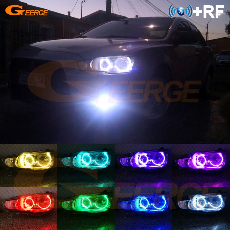 Для Mitsubishi Lancer X 10 2007-2016 BT App RF дистанционное управление ультра яркий многоцветный RGB комплект светодиодов «глаза ангела» halo rings
Для Mitsubishi Lancer X 10 2007-2016 BT App RF дистанционное управление ультра яркий многоцветный RGB комплект светодиодов «глаза ангела» halo rings